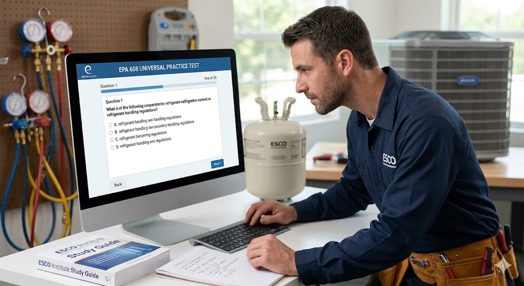 ESCO EPA Universal Practice Test Banner