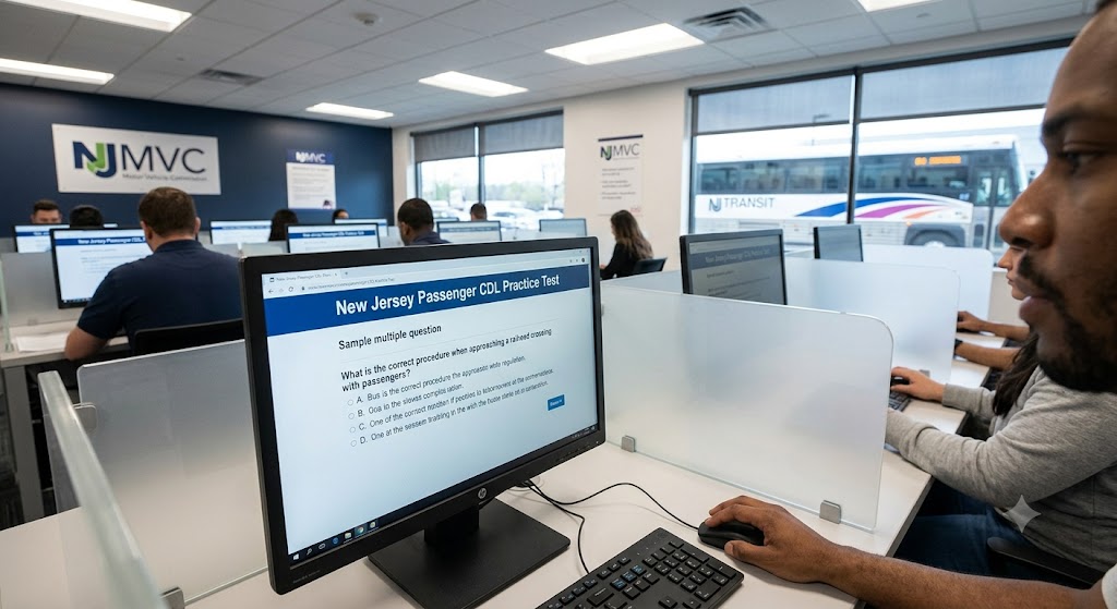 New Jersey CDL Passenger Vehicles Practice Test Banner