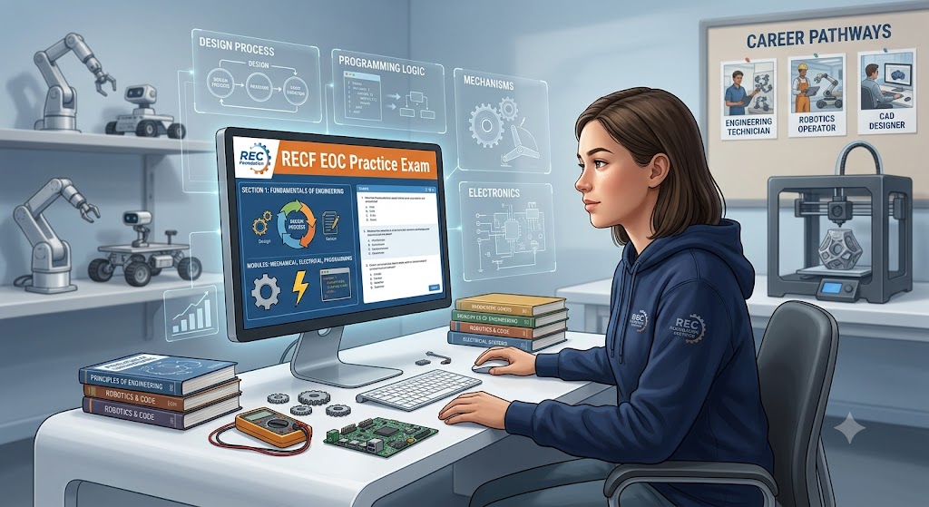 REC Foundation (RECF) EOC Practice Exam Banner