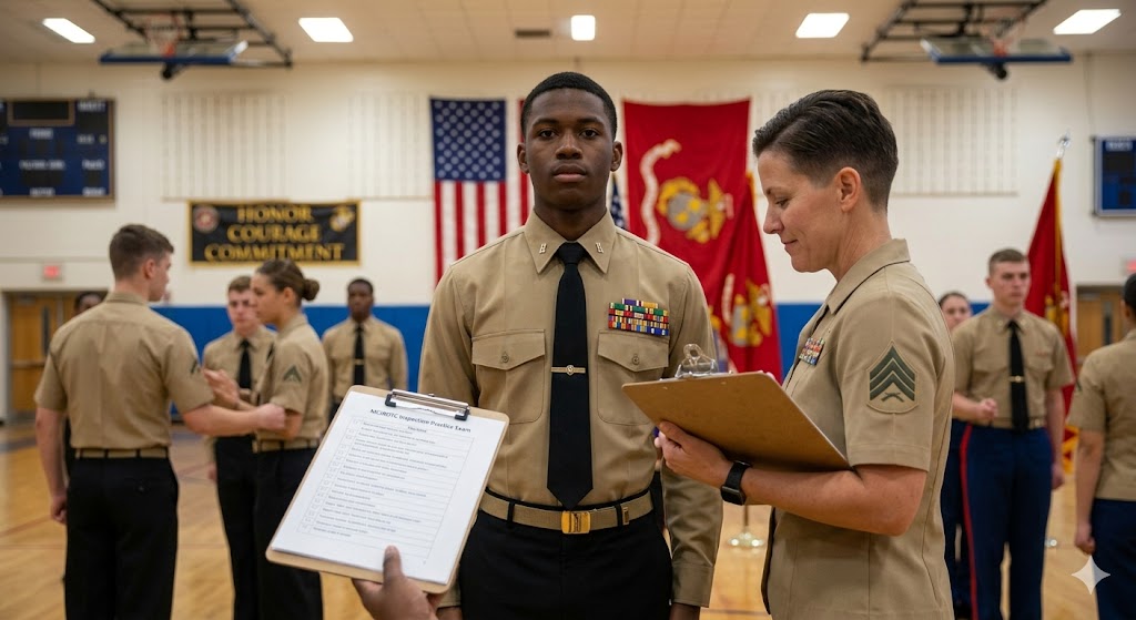 MCJROTC Inspection Practice Test Banner