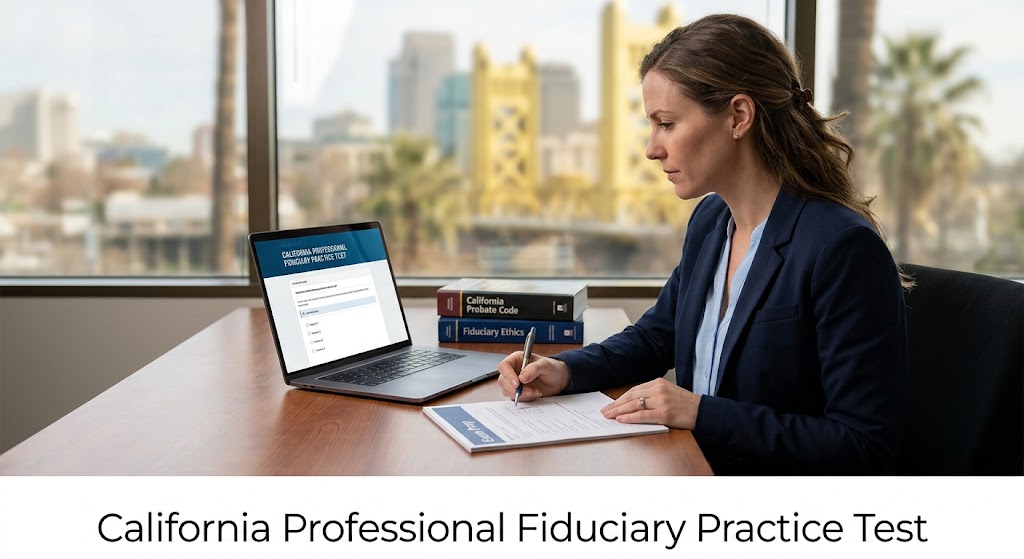 California Professional Fiduciary Practice Test Banner
