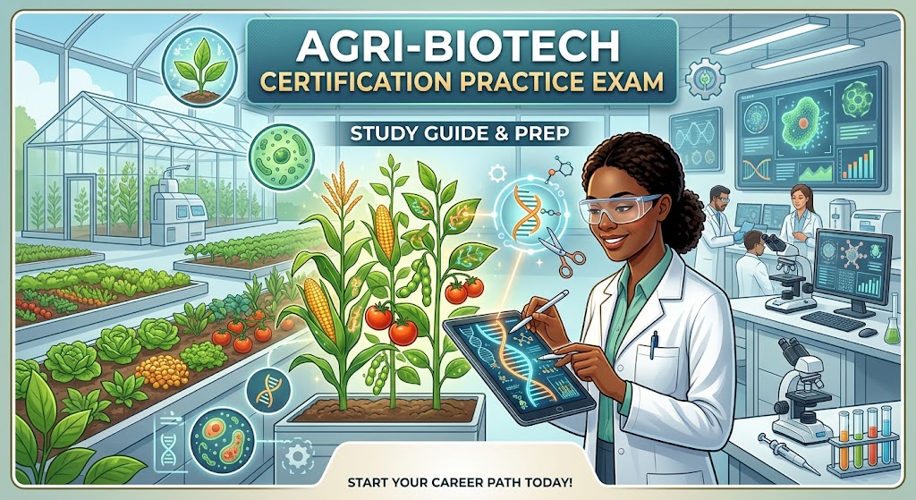 Agricultural Biotechnology Certification Practice Exam Banner