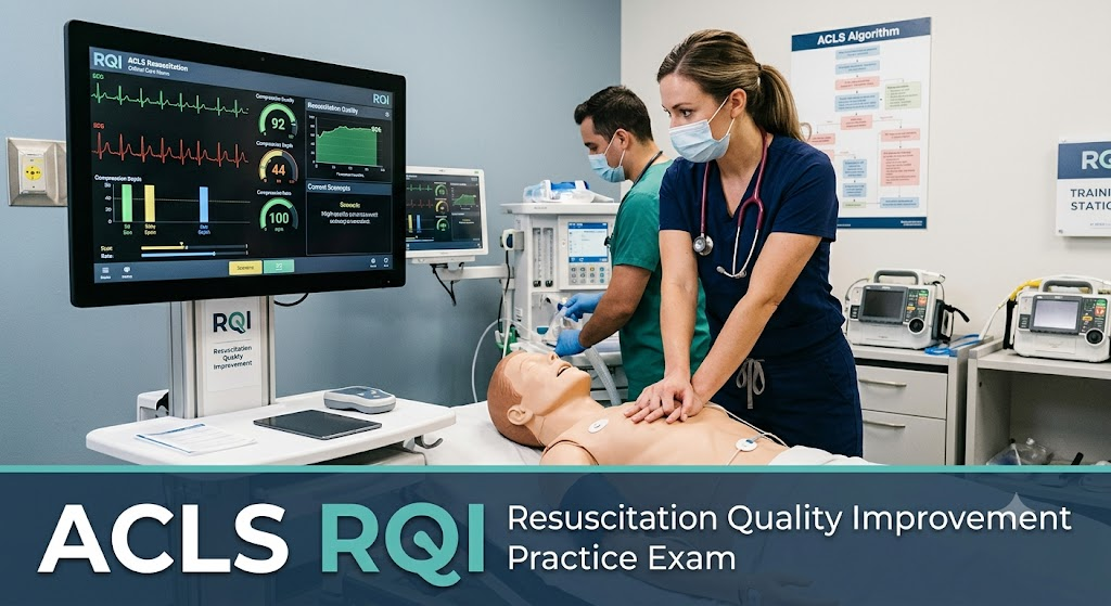 ACLS Resuscitation Quality Improvement (RQI) Practice Test Banner