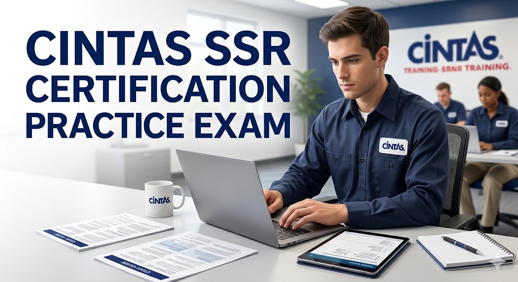Cintas Service Sales Representative (SSR) Certification Practice Test Banner