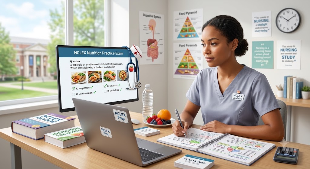 NCLEX Nutrition Practice Exam Banner
