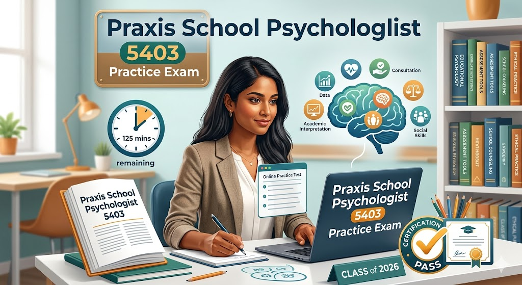 Praxis School Psychologist 5403 Practice Test 2026 | Exam Prep Questions Banner