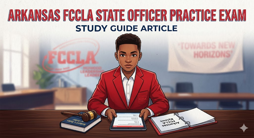 Arkansas FCCLA State Officer Practice Test Banner