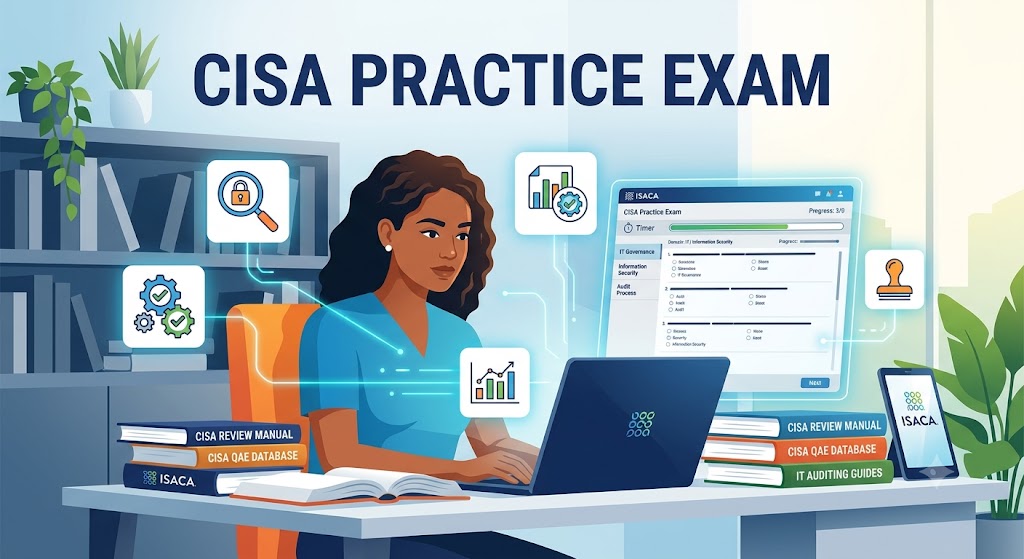 Isaca Practice Test & Exam Prep Banner