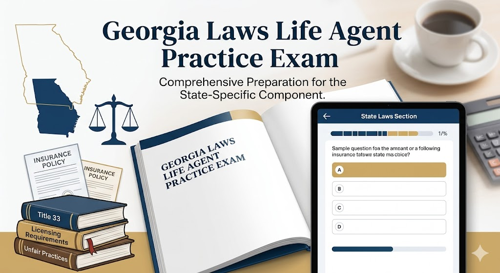 Georgia Laws Life Agent Practice Test Banner