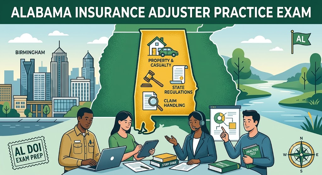 Alabama Insurance Adjuster Practice Exam Banner