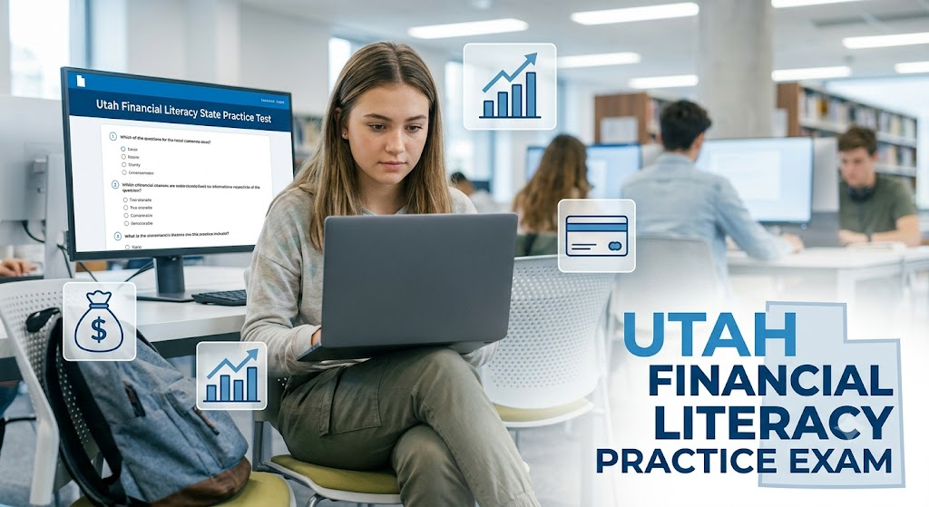 Utah Financial Literacy State Practice Test Banner