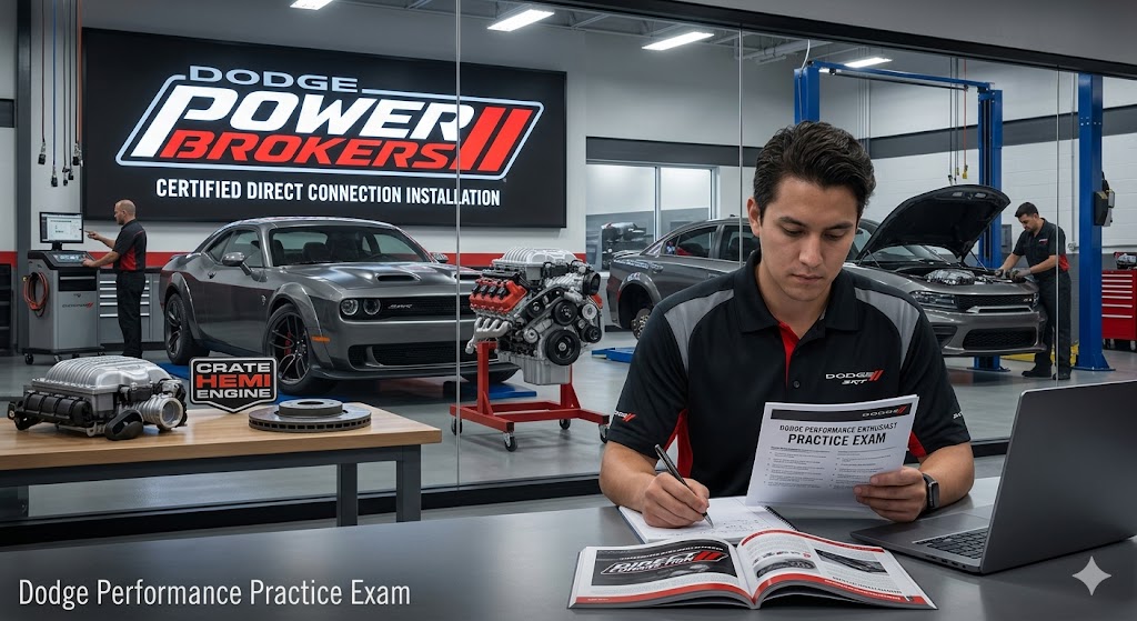 Dodge Performance Enthusiast Assessment (SS21DPWB) Practice Test Banner