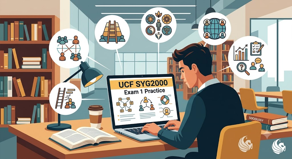 University of Central Florida (UCF) SYG2000 Introduction to Sociology Practice Exam 1 Banner