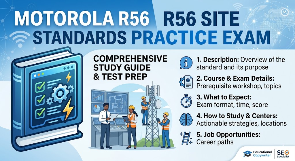 Motorola Standards and Guidelines for Communication Sites (R56) Practice Test Banner