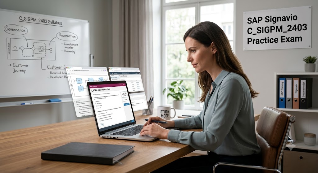 SAP Signavio – Process Management Consultant (C_SIGPM_2403) Practice Exam Banner