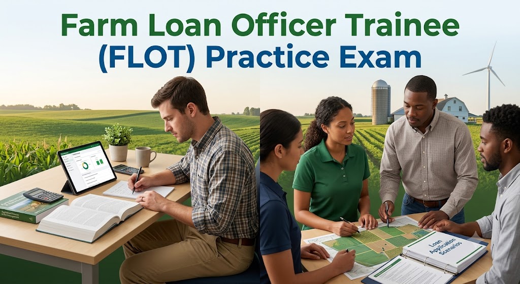 Farm Loan Officer Trainee (FLOT) Practice Exam Banner