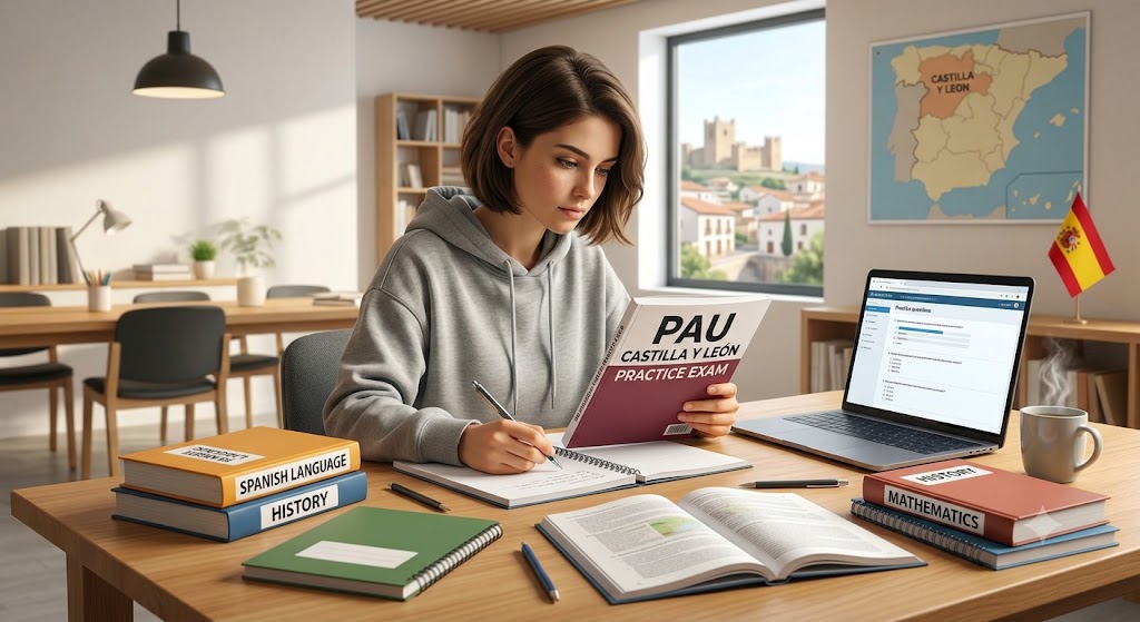 Castilla Y Leon PAU Practice Test & Exam Prep | Spain Banner