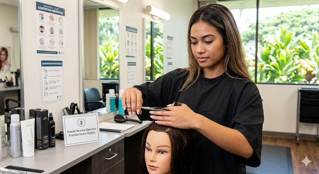 Hawaii Beauty Operator Practice Exam Banner