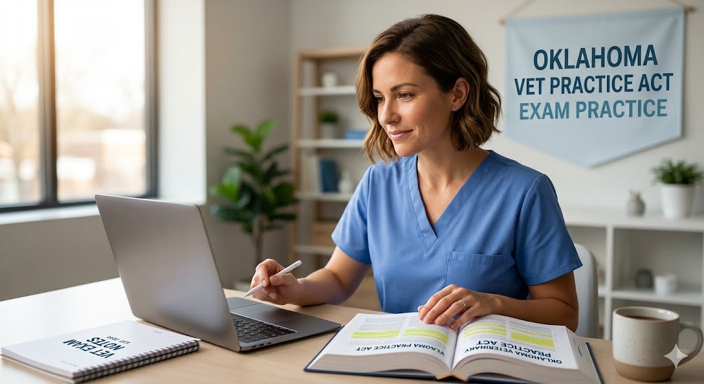 Oklahoma Veterinary Practice Act Exam Practice Banner