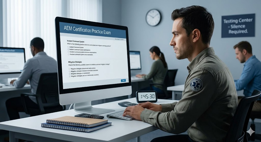 Associate Emergency Manager Certification Practice Exam Banner