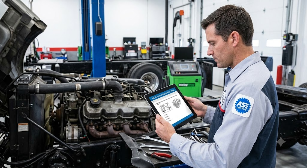 ASE Gasoline Engines (T1) Practice Test Banner
