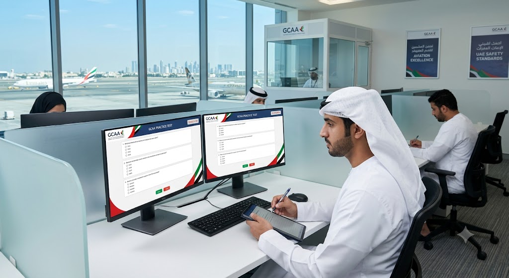 GCAA Practice Test & Exam Prep | United Arab Emirates Banner