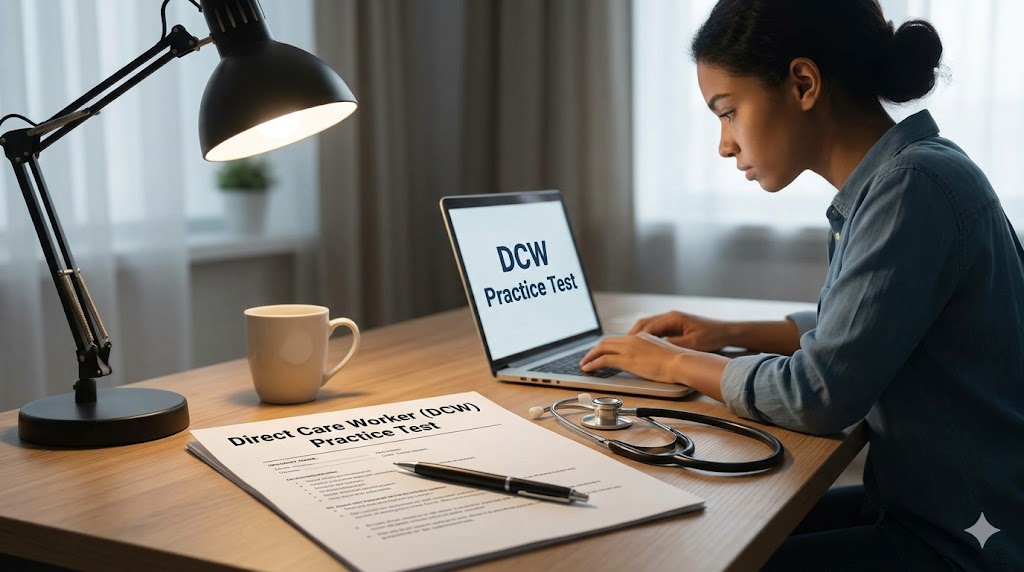Direct Care Worker (DCW) Practice Test Banner