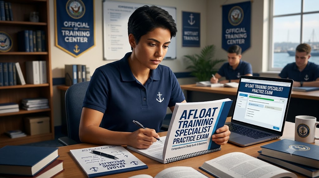 Afloat Training Specialist Practice Exam Banner