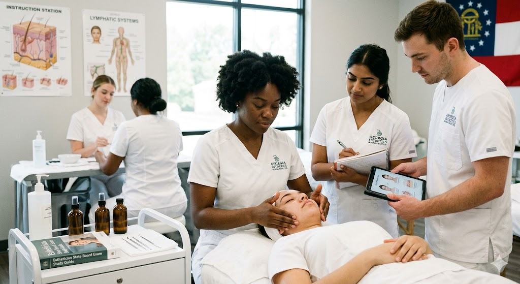 Georgia Esthetics State Board Practice Exam Banner