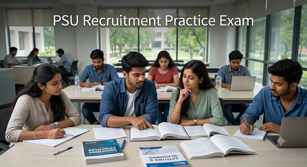 PSU Recruitment Practice Test & Exam Prep | India Banner