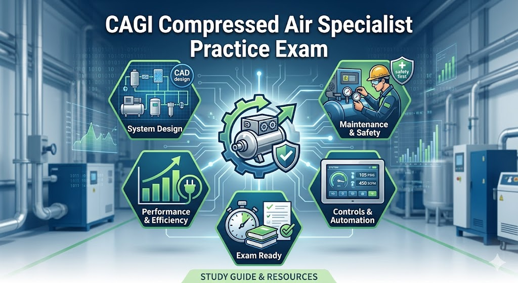 CAGI Compressed Air Specialist Practice Exam Banner