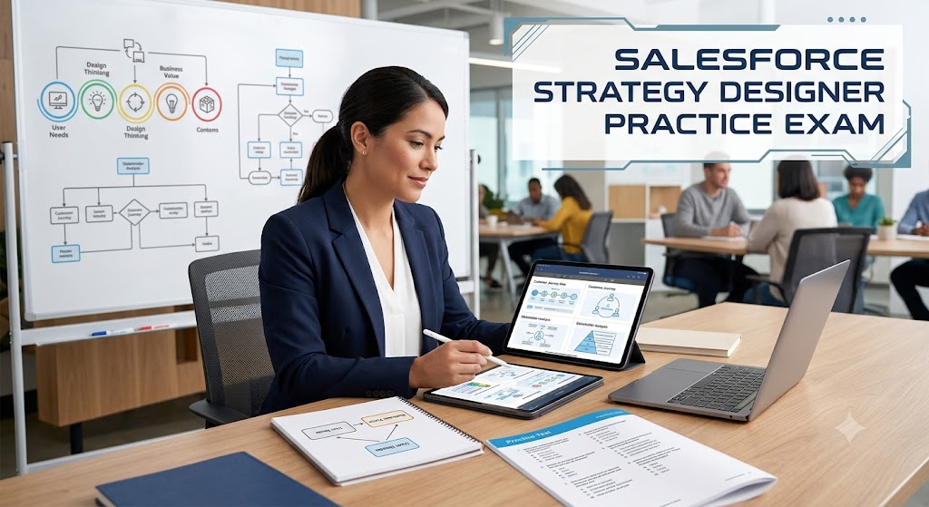 Salesforce Strategy Designer Certification Practice Exam Banner