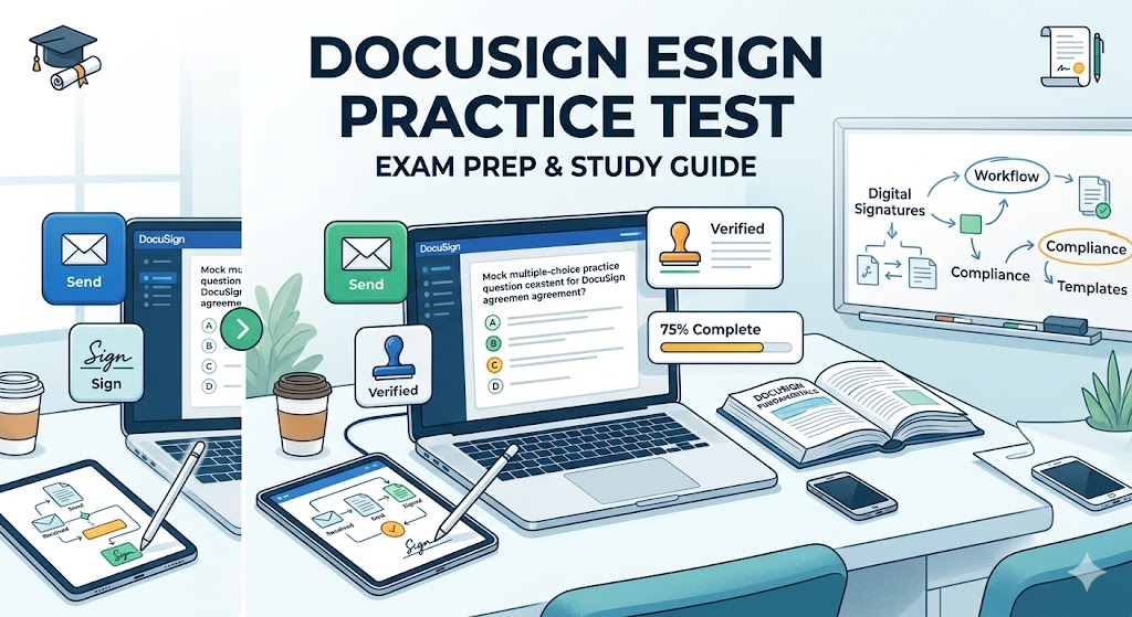 DocuSign eSign Practice Test Banner