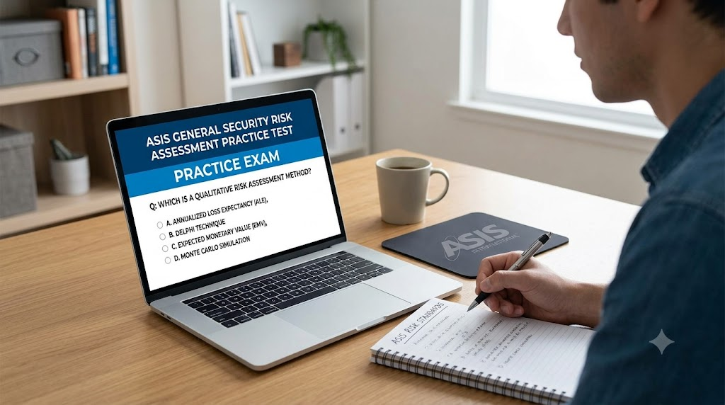 ASIS General Security Risk Assessment Practice Test Banner