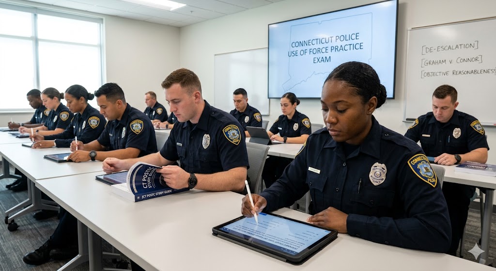Connecticut Police Use of Force Practice Test Banner