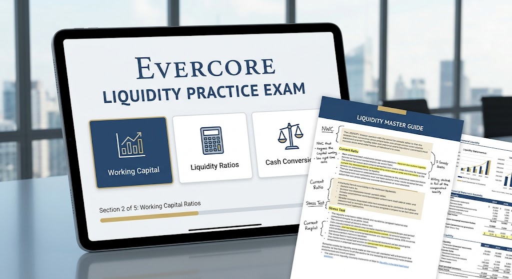 Evercore Liquidity Practice Test Banner