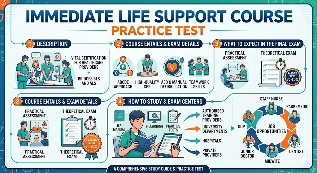 Immediate Life Support Course Practice Test Banner