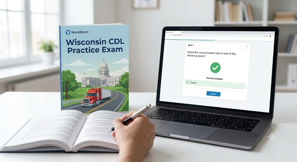 Wisconsin CDL Practice 
Test 2 Banner