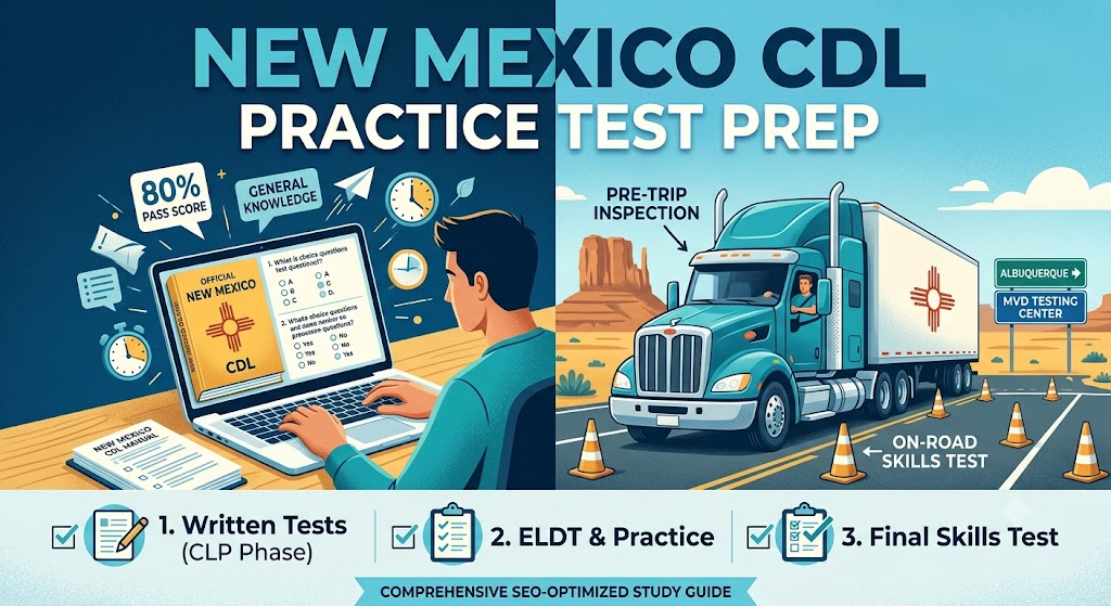 New Mexico CDL Practice Test Banner