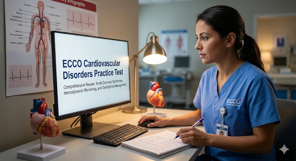 ECCO Cardiovascular Disorders Practice Test Banner