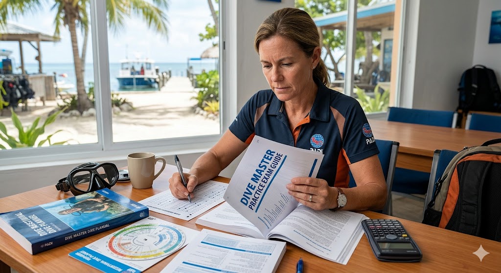 Dive Master Practice Exam Banner