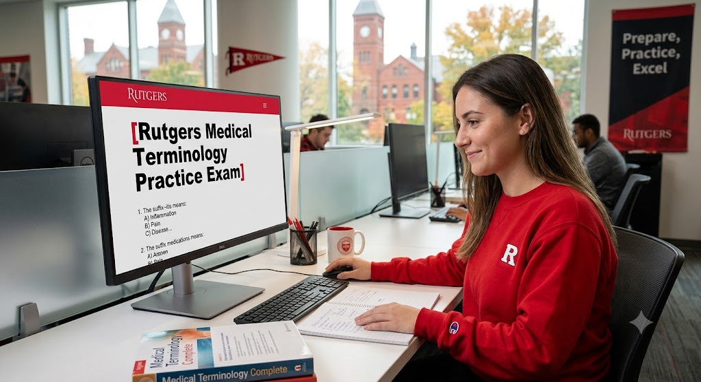 Rutgers Medical Terminology Practice Exam Banner