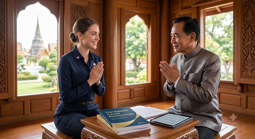 Thai Rapport Course - Defense Language Institute Foreign Language Center (DLIFLC) (6 hrs) Practice Test Banner