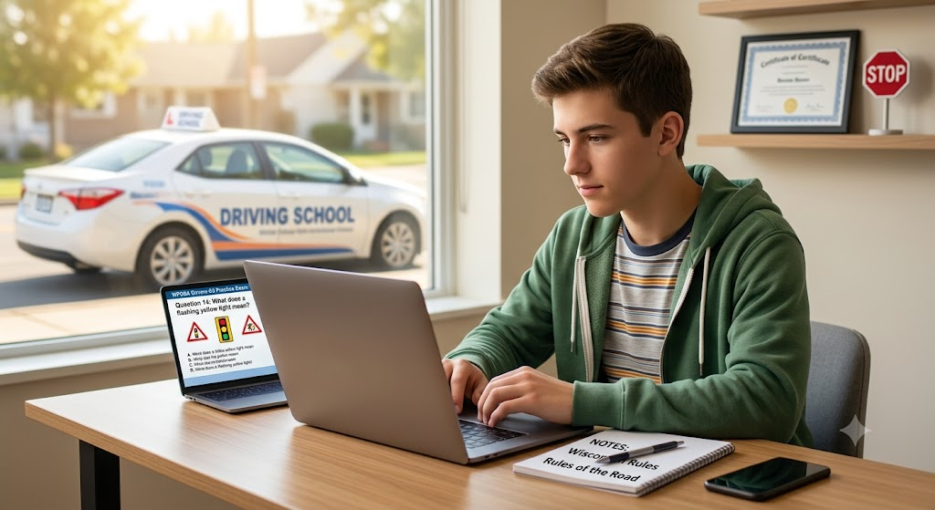 WPDSA Drivers-Ed Practice Test. Banner