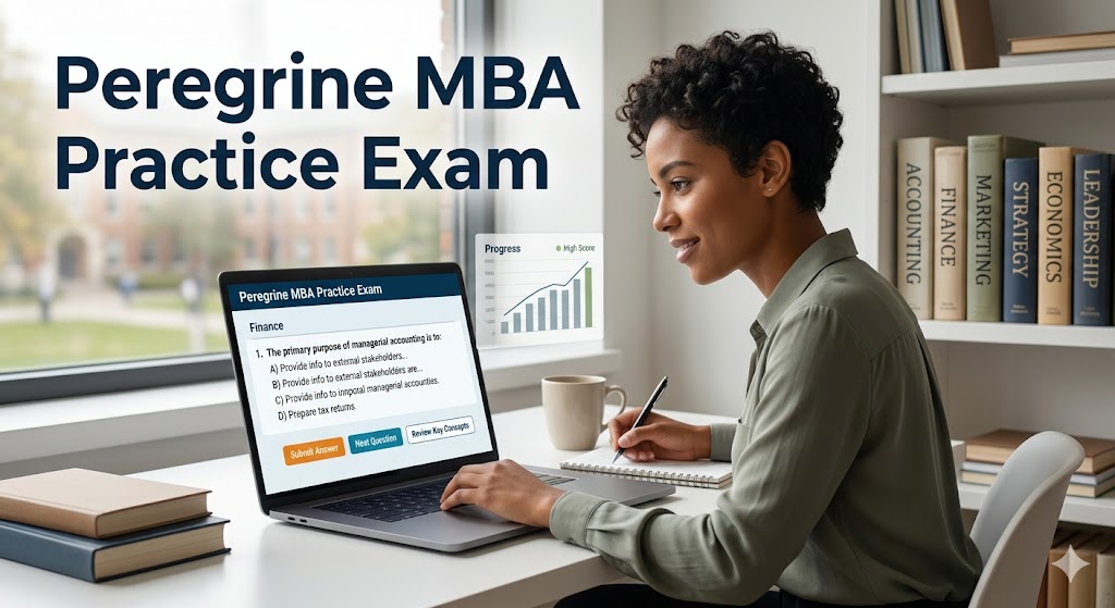 Peregrine Master of Business Administration (MBA) Practice Exam Banner