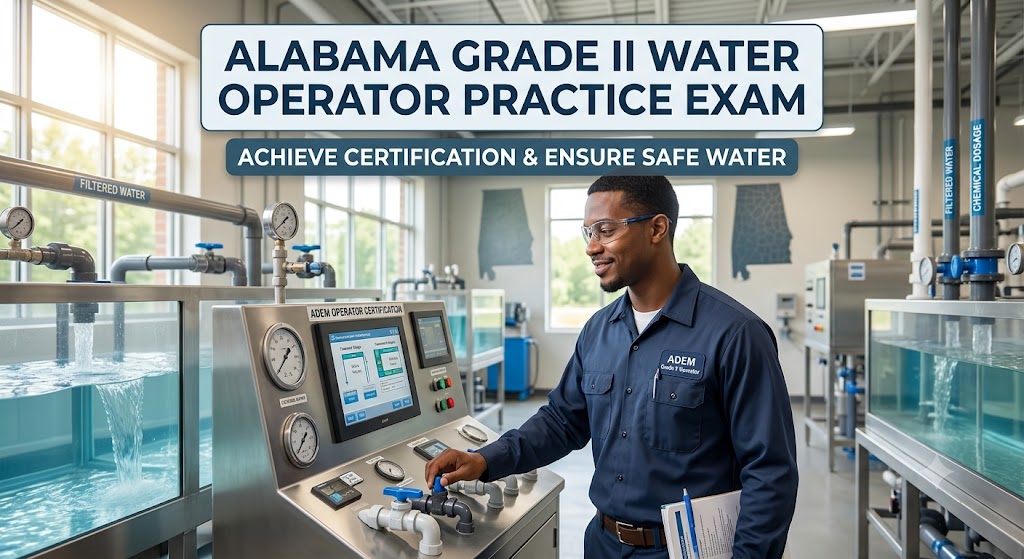 Alabama Grade IV Water Operator Practice Exam Banner
