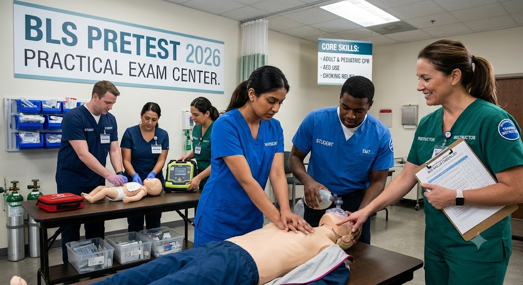 BLS PreTest Questions and Answers 2026 Banner