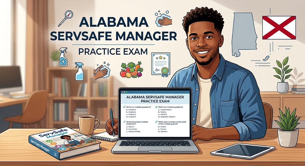 Alabama ServSafe Manager Practice Test Banner