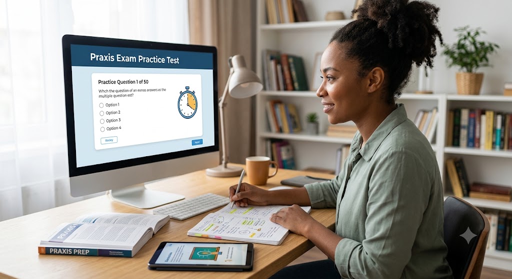 Praxis Practice Test & Exam Prep Banner
