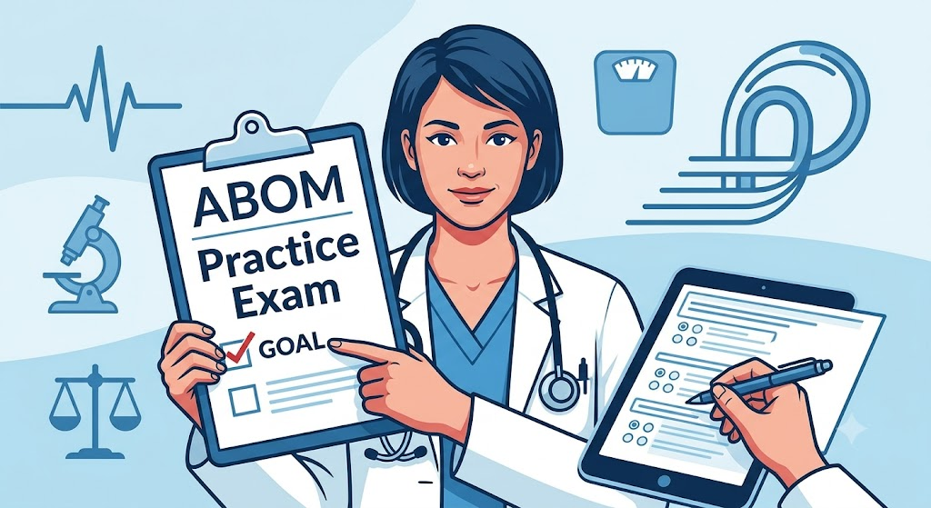 American Board of Obesity Medicine (ABOM) Practice Exam Banner